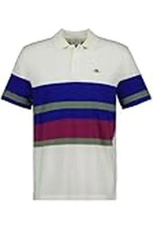 GANT Heren Multistrepe Washed Polo Shirt, , L