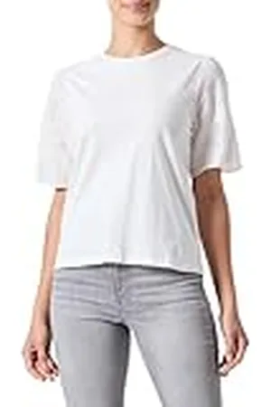 Y.A.S Lex Ss Top W. Emb Sleeves S. Noos, , XS