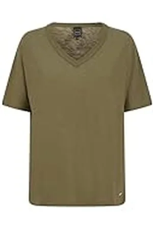 Geox Woman W T-shirt T-shirts Burnt Olive_XL, , XL