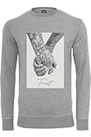 Mister Tee Heren Sweatshirt Trust 2.0 Crewneck Grey L, , L
