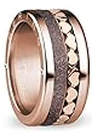 Bering Damen Ring in rosé gold glänzend - Arctic Symphony Collection mit Edelstahl - Spree 10