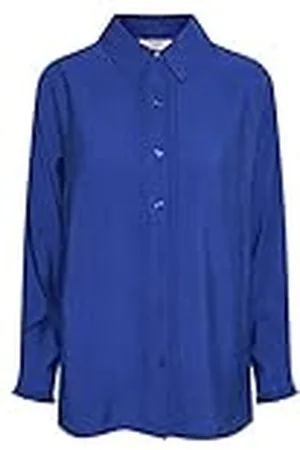 Cream Dames klassieke pasvorm lange mouwen asymmetrische damesblouse, , 36