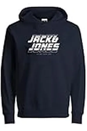 JACK & JONES Jcoelliot Sweat Hood FST Jnr capuchontrui voor jongens, , 140 cm
