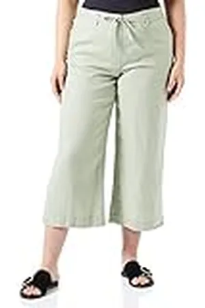 Gerry Weber Dames culotte van puur linnen effen korte pijpen, , 40