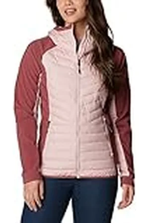 Columbia COAT Powder Lite™ Hybrid Hooded Jacket Red XL dames, , XL