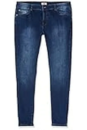 Kruze Jeans Skinny jeans voor heren, Blauw (Midwash), 32W (Kort)