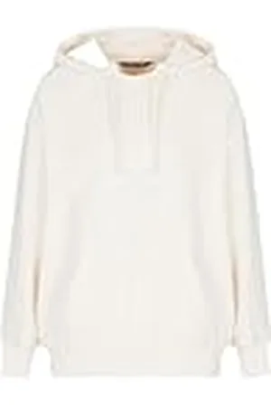 Armani Exchange Arte Sella, monogram tape detail, sweatshirt met capuchon, wit, S, , S