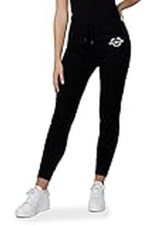 Moschino Slim Fit Jogger met Heart Holografische Print Casual Broek Dames, , 34 NL