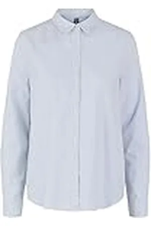 Pieces® Irena Oxford Shirt met lange mouwen, , XS