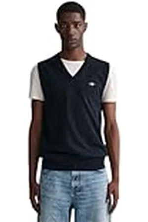 GANT Heren Classic Cotton Slipover Pullunder, , L