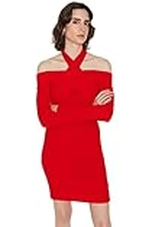 Trendyol Dames Mini Bodycone Slim Gebreide Jurk, , L