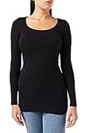 VERO MODA Dames Vmmaxi My Ls Soft Long U-Neck Noos