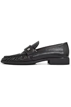 Tommy Hilfiger Dames Loafer Zachte Nappa Geplooide Teen FW0FW08362 Casual Schoenen, , 7.5 UK, , 42 EU