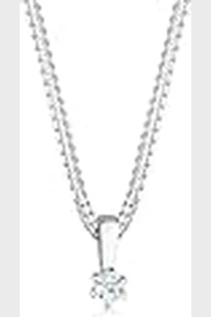 Elli DIAMORE dames. 925 sterling zilver Zilver Brillantschliff Diamant