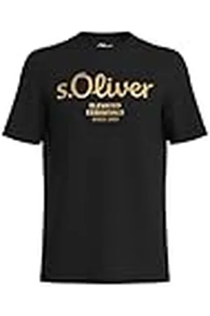 QS by s.Oliver Heren T-shirt met logo, , S