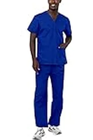 ADAR UNIFORMS Adar Universeel Uniseks Schrobben - Uniseks Trekkoord schrobben Set - 701 - Koningsblauw - S
