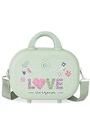 Enso Love Ice Cream Toilettas, aanpasbaar, met schouderriem, , 29 x 21 x 15 cm, ABS, stijf, 9,14 l, 0,8 kg, , Eén maat, Verstelbaar etui met schouderriem