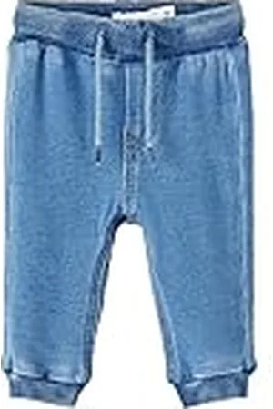 NAME IT Jeans voor kinderen Baggy Fit Sweat, medium Blue Denim 1, 56 cm