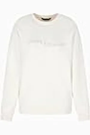 Armani Exchange Dames Distorted Logo, Crew Neck, Soft Touch Sweatshirt, , S