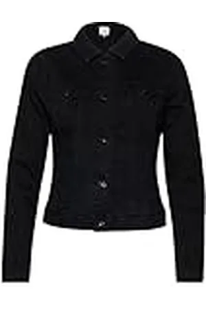 Ichi IHSTAMPE JA Jeansjack voor dames, denim overgangsjas met stretch en knopen, , 40