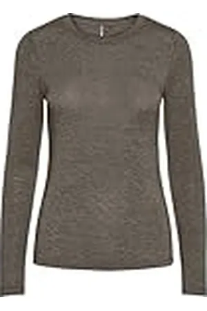 Pieces® Dames Pcmaria Ls Top Noos Bc shirt met lange mouwen, , XS