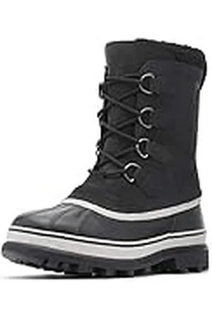 sorel Caribou waterdichte sneeuw laarzen voor heren, Zwart (Black x Dark Stone), 43 EU
