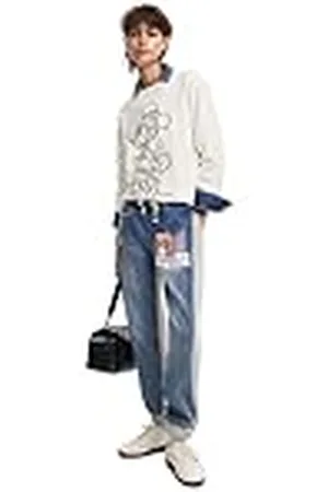 Desigual Denim_Jogger, 5053 Denim Medium Wash, S, , S