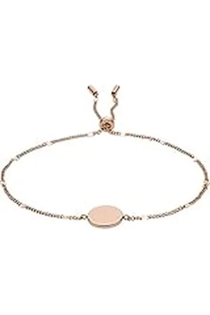 Fossil Lane Schijf Roségoudkleurige Armband