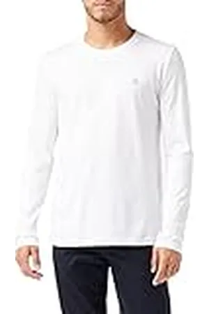 Marc O’ Polo Herenshirt met lange mouwen van premium kwaliteit, tijdloos T-shirt met klein logo, comfortabel longsleeve van biologisch katoen, Nieuw, 3XL