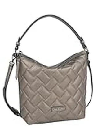 Lois Handtas Dames - Stijlvolle Tote Bag, Elegante Handtassen Dames, Bag & Shopper Collectie, Donker Zilver