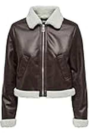 ONLY Onlbetty Bonded Zip Jacket Cc OTW Bikerjas voor dames, , L