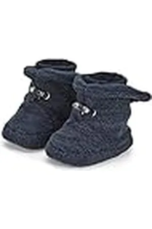 Sterntaler Baby Jongens Slippers Baby Babylaarzen Melange Babyschoentje - Slippers Baby - Mid-Top Babyschoen met Rubberen Zool - Groen, , 16 EU