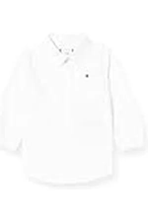 Tommy Hilfiger Effen shirt voor meisjes L/S Blouses, , 86