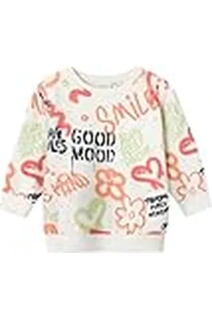 NAME IT Meisjes Nmfnoelle RLX Sweat Tunic Box Bru Sweatshirt, , 86