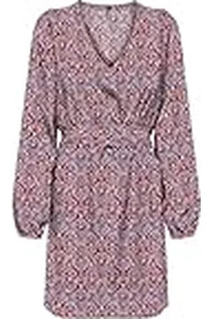ONLY Onlnova Life VIS L/S SIRI Dress AOP, , S