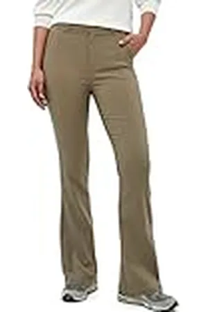 Minus Carma hoge taille uitlopende broek | grijze broek dames | lente broek voor dames UK | maat 12