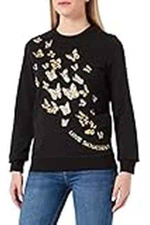 Moschino Dames met dierenvlinderprint sweatshirt, , 40