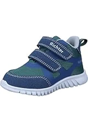 Richter Kinderschoenen Wallaby Sneaker, forest/denim/grijs, 30 EU, , 30 EU