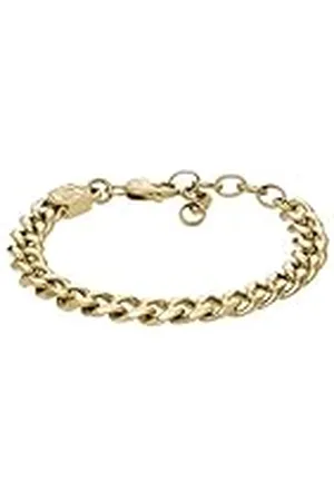 Fossil Herenarmband sieraden, roestvrij staal, L: 215mm, B: 8.7mm