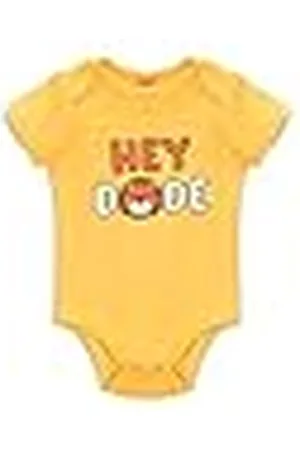 Koton Bedrukte korte mouwen bodysuit katoen trainingspak jongens, , 3/6 mese
