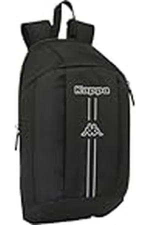 Safta Kappa Dark Mini-rugzak voor dagelijks gebruik, ideaal voor kinderen van verschillende leeftijden, comfortabel en veelzijdig, kwaliteit en duurzaamheid, 22 x 10 x 39 cm, , M, Casual