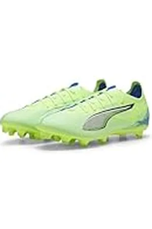 PUMA Unisex Ultra 5 Match Fg/Ag voetbalschoen, Fizzy Apple Wit Bluemazing, 39 EU