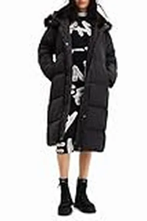 Desigual Gewatteerde lange overjas voor dames, , L