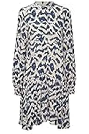 Kaffe Kakenny dames jurk, Vintage/zand/grapemist print, 38