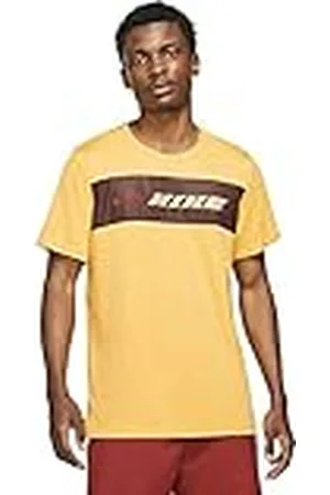 Nike Dry Superset T-shirt SC Energy, Solar Flare/Citroen, Gr. S Heren