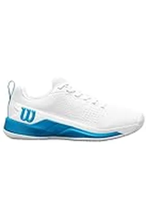 Wilson Heren Rush PRO 4.5 oz tennisschoen, wit/wit/Atomic Blue, 8.5 UK, , 8.5 UK