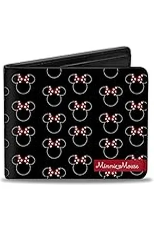 Buckle Heren Icon Monogram/Minnie Mouse Banner Tweevouwen Portemonnee, Meerkleurig, Standaard Maat