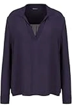 Armani Exchange Dames Polo V-hals Viscose Blouse, , S, , S