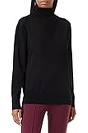 G-Star RAW Dames Core Roll Neck Knit Pullover Sweater, Zwart (dk Black D166-6484), XXS