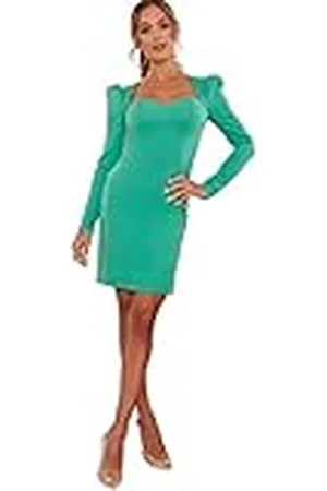 Chi Chi London Bodycon jurk voor dames met lange mouwen in voor speciale gelegenheden, , 32